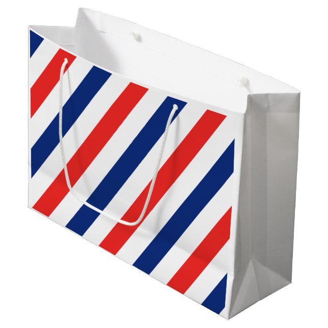 Bolsa De Regalo Grande Barber Stripes (Angulo Anverso)