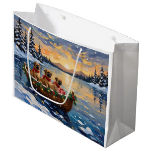Bolsa De Regalo Grande Barco de Navidad de Pekín Fiesta