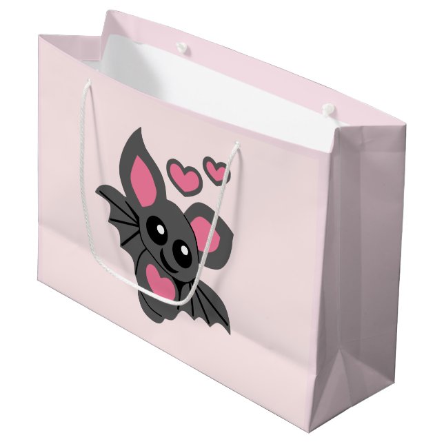 Bolsa De Regalo Grande Bate de bebé rosa (Angulo Anverso)