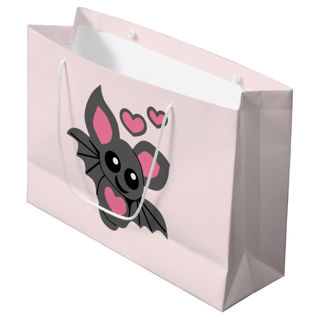 Bolsa De Regalo Grande Bate de bebé rosa (Angulo Anverso)