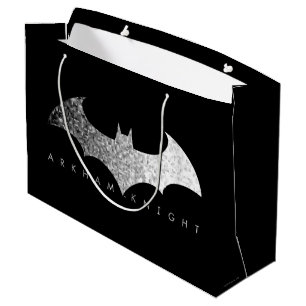 Bolsa De Regalo Grande Batman Arkham Knight Pixel Logo