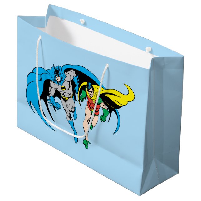 Bolsa De Regalo Grande Batman y Robin (Angulo Anverso)