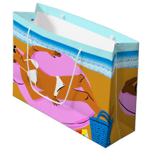 Bolsa De Regalo Grande Beachy Keen - Rosa