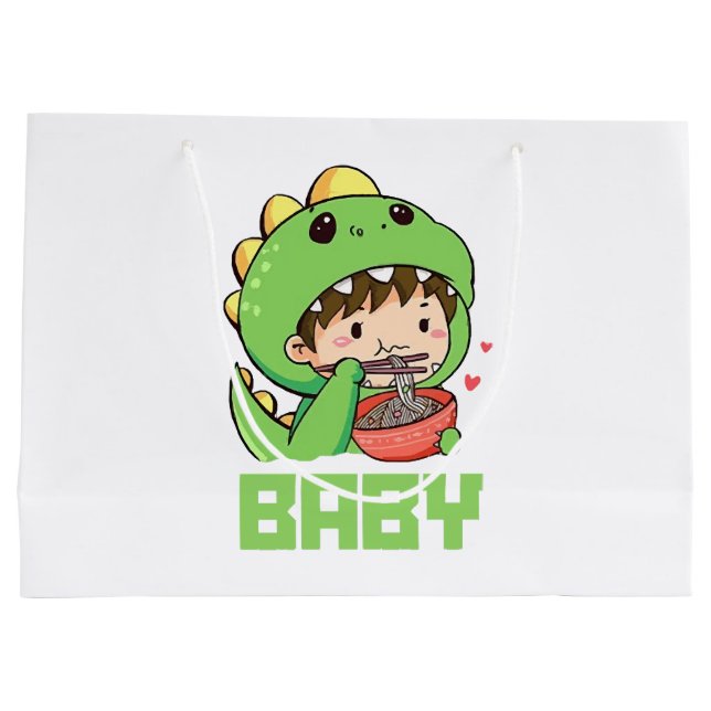 Bolsa De Regalo Grande bebé godzilla (Reverso)