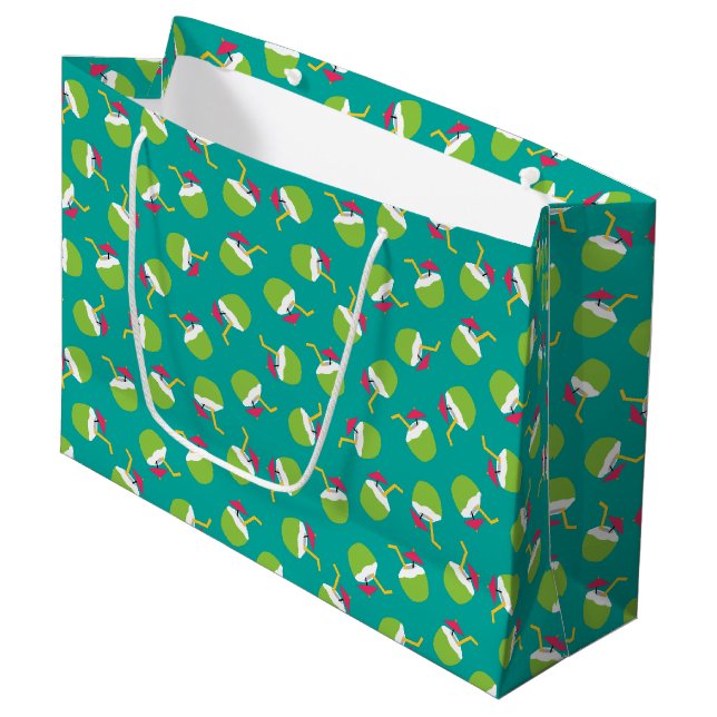 Bolsa De Regalo Grande Bebida de coco joven (Angulo Anverso)