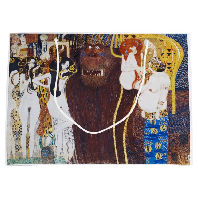 Bolsa De Regalo Grande Beethoven Frieze (detalle), Gustav Klimt (Anverso)