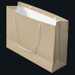 Bolsa De Regalo Grande Beige Champagne<br><div class="desc">El beige champán es una mezcla suave y pálida de beige y dorado claro, besada con sutiles matices de amarillo cálido o rosa. Inspirado en la elegancia atemporal del vino espumoso, este color evoca lujo, sofisticación y celebración. Su brillo discreto lo convierte en un favorito para bodas, eventos corporativos y...</div>
