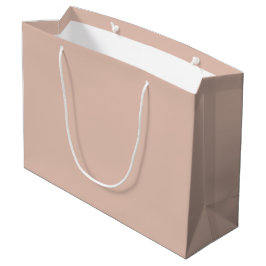 Bolsa De Regalo Grande Beige sólido