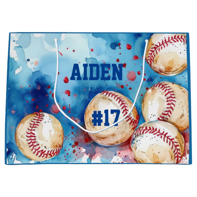 Bolsa De Regalo Grande Béisbol (Anverso)