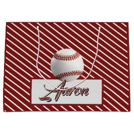 Bolsa De Regalo Grande Béisbol Personalizado