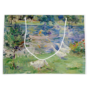 Bolsa De Regalo Grande Berthe Morisot - Chica en un bote con Geese