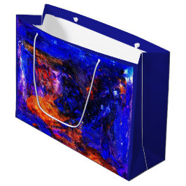 Bolsa De Regalo Grande Bestia Azul Corriendo Fuego