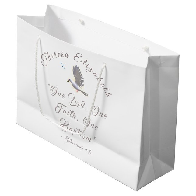Bolsa De Regalo Grande Biblia personalizada versus bautismal (Subido por el creador)
