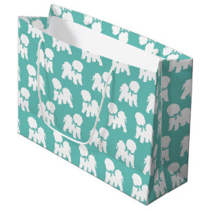 Bolsa De Regalo Grande Bichon Frise Dog Puppy
