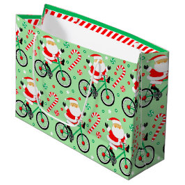 Bolsa De Regalo Grande Bicicleta en bicicleta en vacaciones