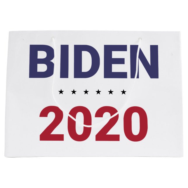 Bolsa De Regalo Grande Biden 2020 (Elecciones de EE. (Anverso)