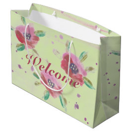 Bolsa De Regalo Grande Bienvenida a evento con flores para damas