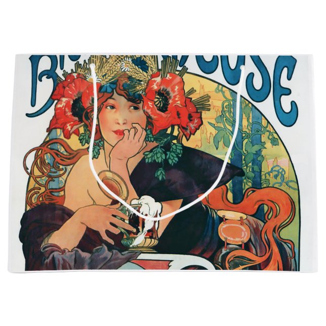 Bolsa De Regalo Grande Bieres de la Meuse, Mucha (Anverso)