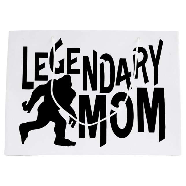Bolsa De Regalo Grande Bigfoot Legendary Mom (Anverso)