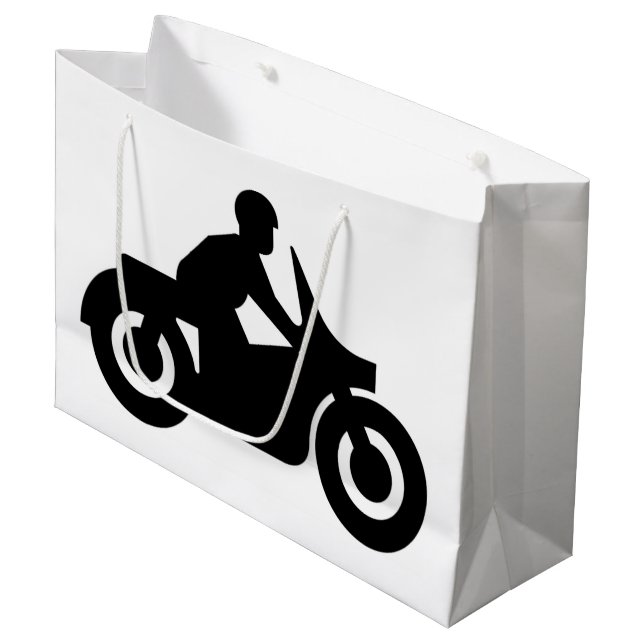 BOLSA DE REGALO GRANDE BIKER GUY (Angulo Anverso)