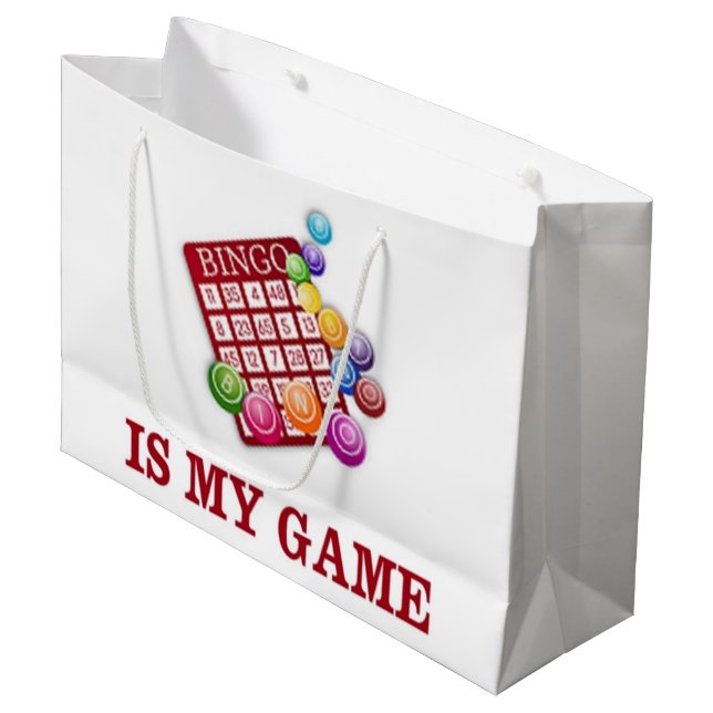 BOLSA DE REGALO GRANDE BINGO ES MI JUEGO (Angulo Anverso)