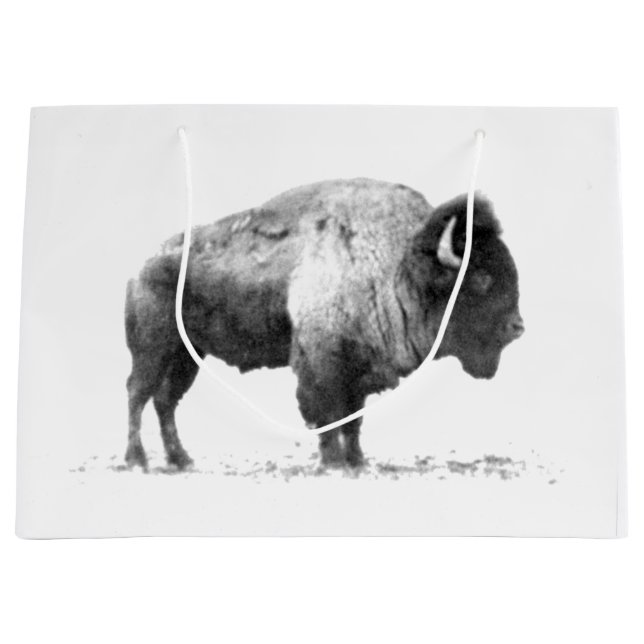 Bolsa De Regalo Grande Bisonte americano (Anverso)