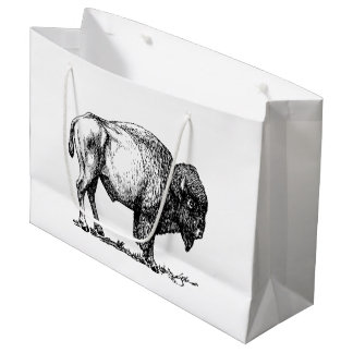 Bolsa De Regalo Grande Bisonte americano del búfalo