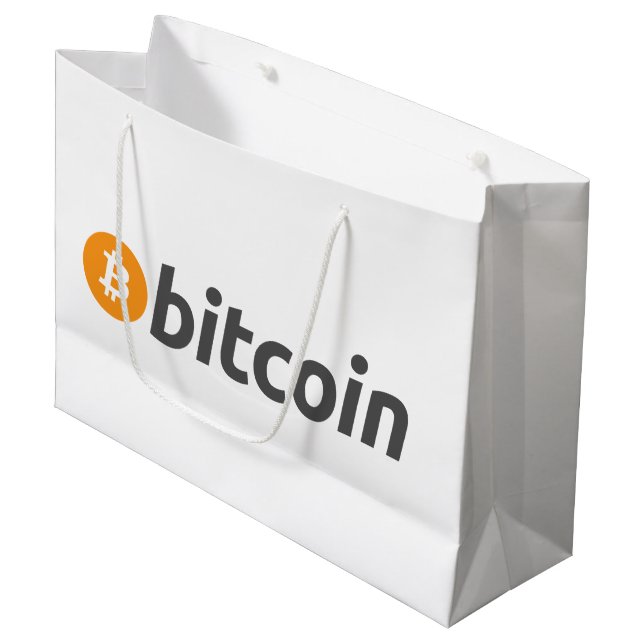Bolsa De Regalo Grande Bitcoin Btc original (Angulo Anverso)