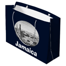Bolsa De Regalo Grande Black and White 1888 Old Port Royal Jamaica