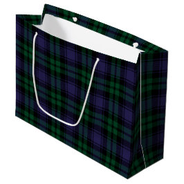 Bolsa De Regalo Grande Black Watch Tartán, Plaid