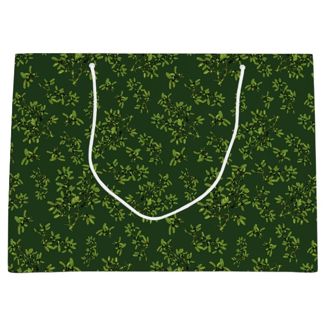 Bolsa De Regalo Grande BlackthOrn verde oscuro (Anverso)