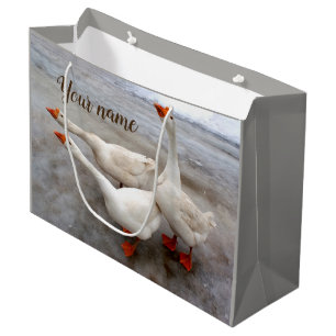 Bolsa De Regalo Grande Blanco geo