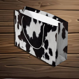 Bolsa De Regalo Grande blanco negro