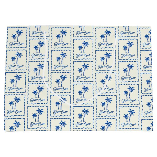 Bolsa De Regalo Grande Blue Cove (Anverso)