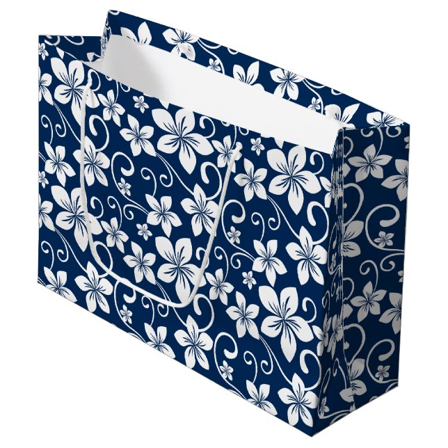 BOLSA DE REGALO GRANDE BLUE HAWAII (NAVY BLUE) (Angulo Anverso)