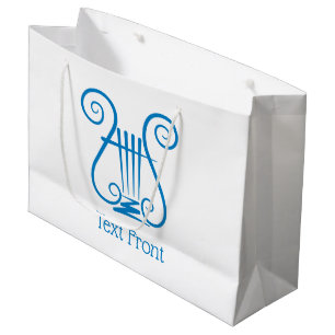 Bolsa De Regalo Grande Blue Lyre