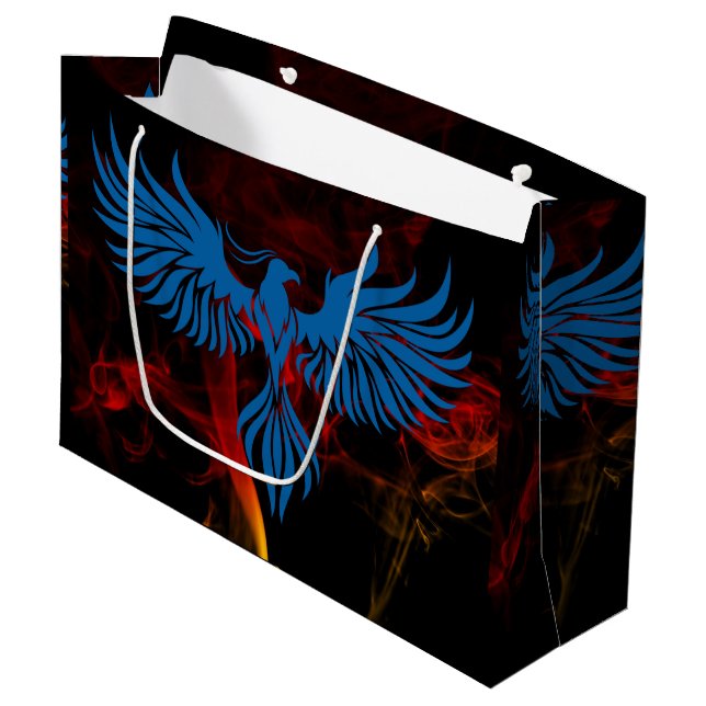 Bolsa De Regalo Grande Blue Phoenix (Angulo Anverso)
