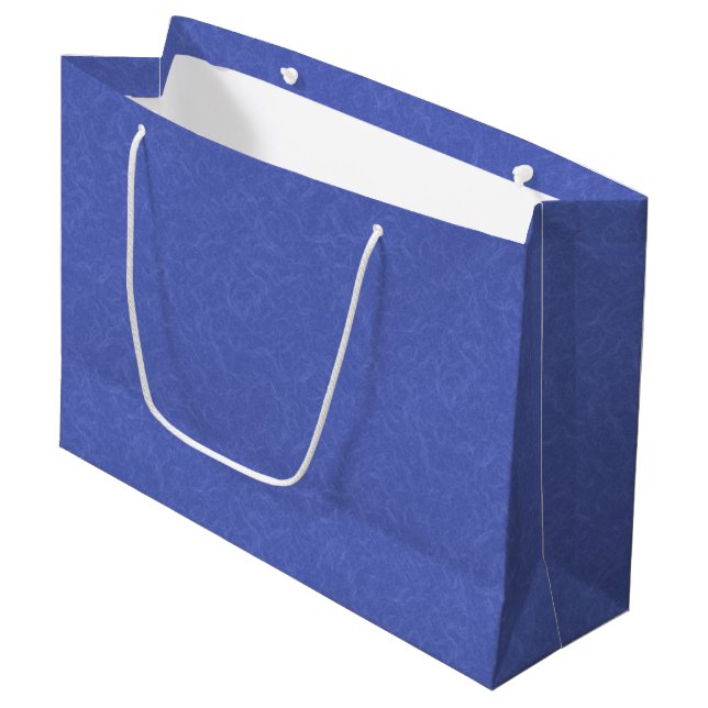 Bolsa De Regalo Grande Blue textured pattern with swirling cloud (Angulo Anverso)