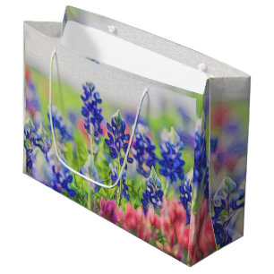Bolsa De Regalo Grande Bluebonnet en un bolso del regalo
