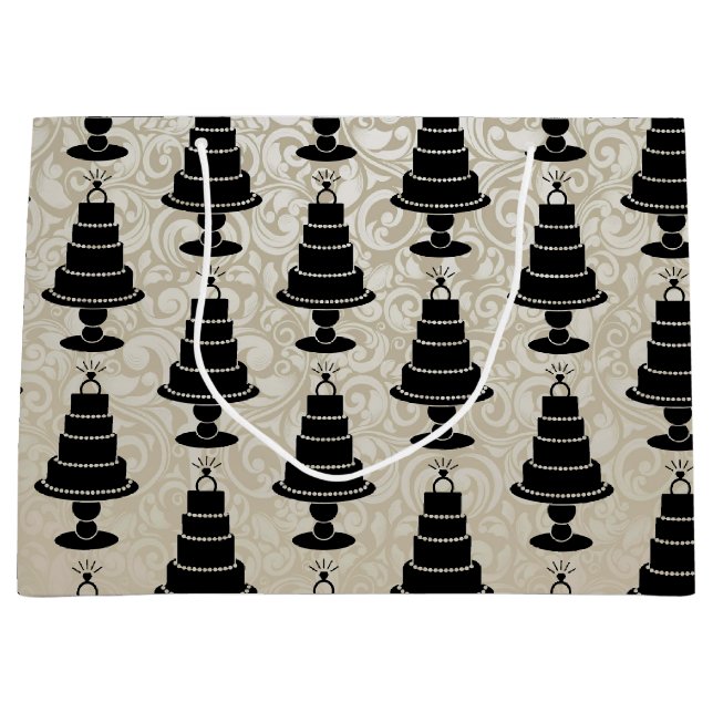 Bolsa De Regalo Grande Boda Cake (Anverso)