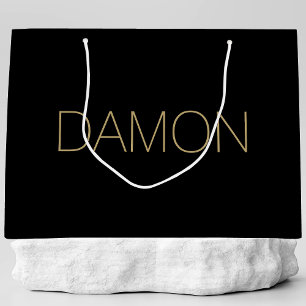 Bolsa De Regalo Grande Boda groomsman del partido de novias moderno perso