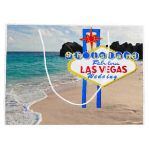 Bolsa De Regalo Grande Boda hawaiano Novena Isla Vegas