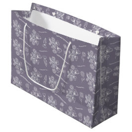 Bolsa De Regalo Grande Bohemian Lavender Botánico