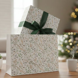Bolsa De Regalo Grande Boho Flor Silvestre
