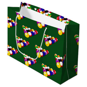 Bolsa De Regalo Grande Bolas de billar de Billiard