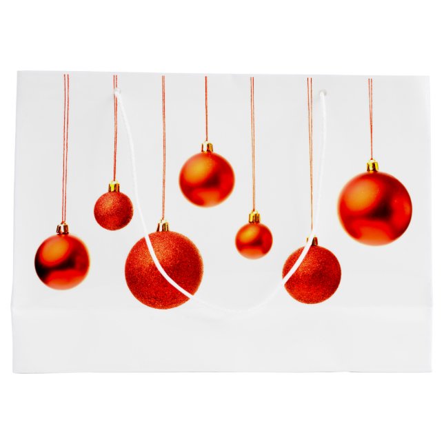 Bolsa De Regalo Grande Bolas de navidades (Reverso)