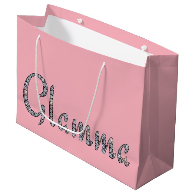 Bolsa De Regalo Grande Bolso bling del regalo de Glamma (Angulo Anverso)
