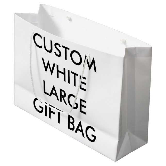 Bolsa De Regalo Grande Bolso brillante grande personalizado personalizado (Angulo Anverso)