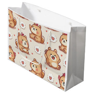 Bolsa De Regalo Grande bolso de compras de oso