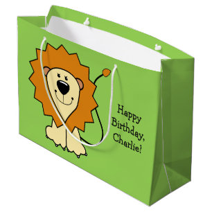 Bolsa De Regalo Grande Bolso de encargo del regalo del texto del